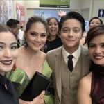 Former beauty queen Patty Betita with Daniel Padilla