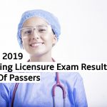 June 2019 Nursing Licensure Exam Result List Of Passers