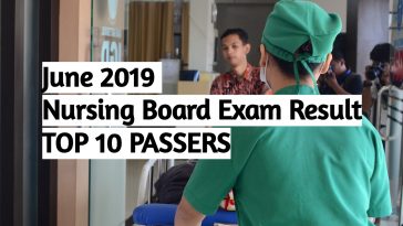 Nursing Board Exam Result June 2019 Top 10 Passers