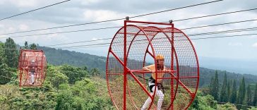 This new attraction in Davao allows you to walk like a hamster 60 feet up in the air photo via Eden Resort FB Page