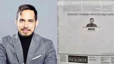 Richard Heydarian Publishes Blank Editorial