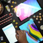 The newly-unveiled Samsung Galaxy Tab A with S Pen (left), Tab S5e (right), and Tab A 10.1 (top) are specially crafted for creators so they can live inspired wherever they are.
