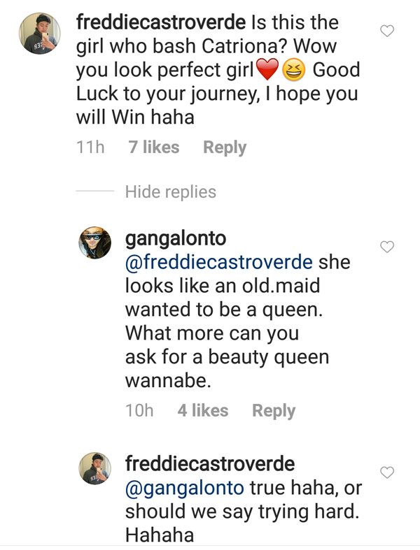 Thai wannabe beauty queen gets bashed for calling Miss Universe 2018 Catriona Gray Fat