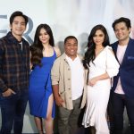 the lead cast of the killer bride joshua garcia, janella salvador, maja salvador, and geoff eigenmann with dado lumibao