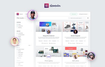 Elementor's Experts platform in action. Elementor's Experts platform in action.