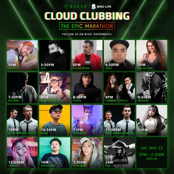 Bigo Live And Razer Kick It Up A Notch With Music Festival Following Cloud Clubbing Success Bigo Live And Razer Kick It Up A Notch With Music Festival Following Cloud Clubbing Success
