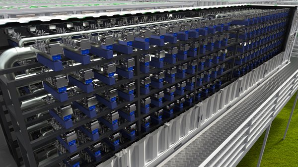 Rendering of the ReCarbon Plasma Carbon Conversion Unit.