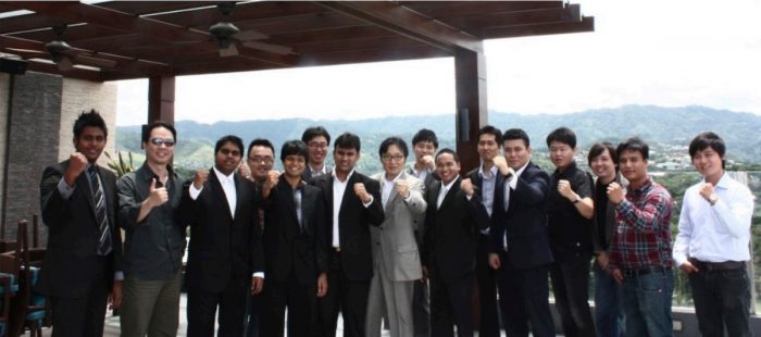 PeSO President Mr. Brian Lim with other member countries of the IESF in 2012