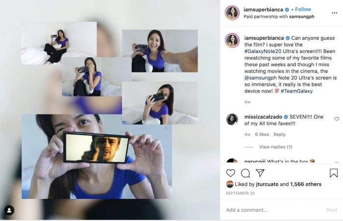 Bianca Gonzalez for SAMSUNG Galaxy Note20