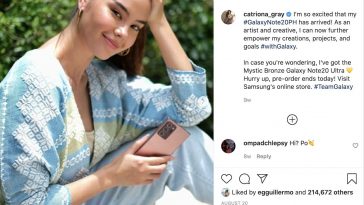 Catriona Gray for SAMSUNG Galaxy Note20