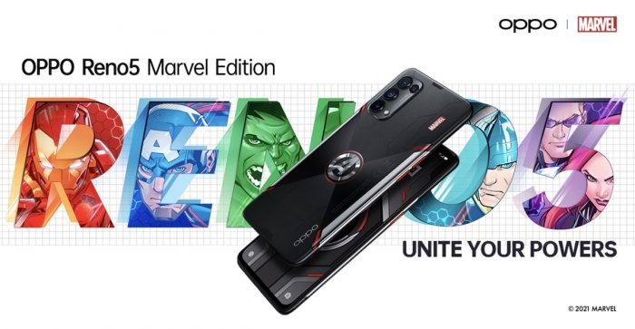 OPPO Reno5 Limited Edition Marvel Phone KV