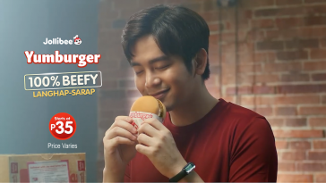 Joshua Garcia stars in beefy new Jollibee Yumburger commercial