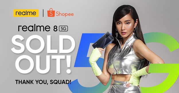 realme 8 5G achieves sold-out success