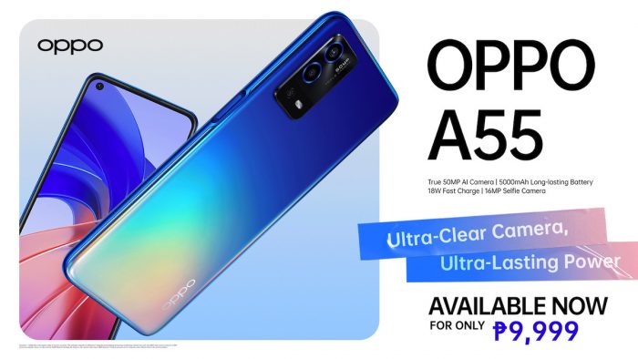 The New Ultra Smartphone OPPO A55 Now Available in PH