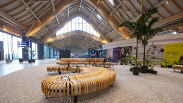 Clark International Airport interior Aug 2021