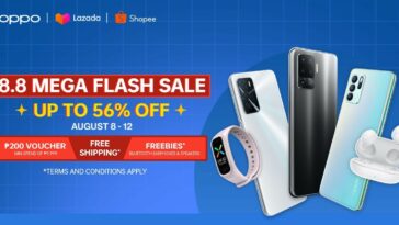 Shop exciting promos and freebies at the OPPO 8.8 Brand Day Sale