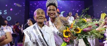 Miss Iloilo 2024 Alexie Mae Brooks with her Grandmother