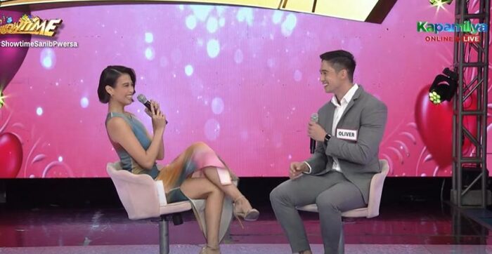Oliver Moeller and Michell Dee photo via Kapamilya Online Live Youtube