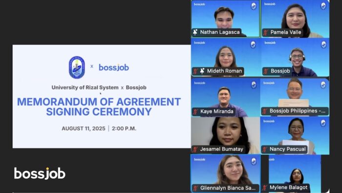 Bossjob PH teams up with the University of Rizal System to support employment generation and workforce development. #Bossjob #FindJobTalkToBoss