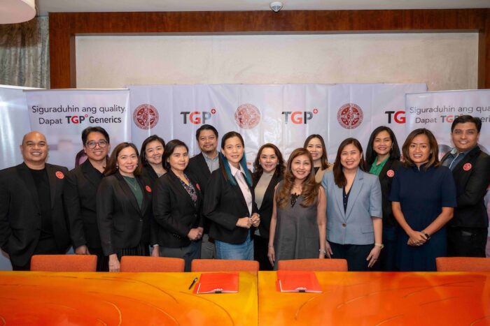 TOP (L-R): Dr. Jay Fonte – PCEDM Board Member, Dr. Karla Kristine Fernando –PCEDM Board Member, Dr. Celeste Ramos – PCEDM Board Member, Dr. Daveric Pagsisihan – PCEDM Board Member, Dr. Monica Therese Cating-Cabral – PCEDM Treasurer, Gladys Abaday – TGP Brand Communications Manager, Dr. Aurora Macaballug, PCEDM Past President, Dr. Andres Ebison Jr. - PCEDM Board Member BOTTOM (L-R): Dr. Jerome Barrera – PCEDM Secretary, Dr. Elaine Cunanan – PCEDM Vice President, Dr. Lora May Tan-Tin Hay – PCEDM President, Aileen Natividad – TGP Deputy General Manager, Joanne Arceo – RRHI Drugstore Segment, Group General Manager, Abet Chao – TGP AVP Merchandising