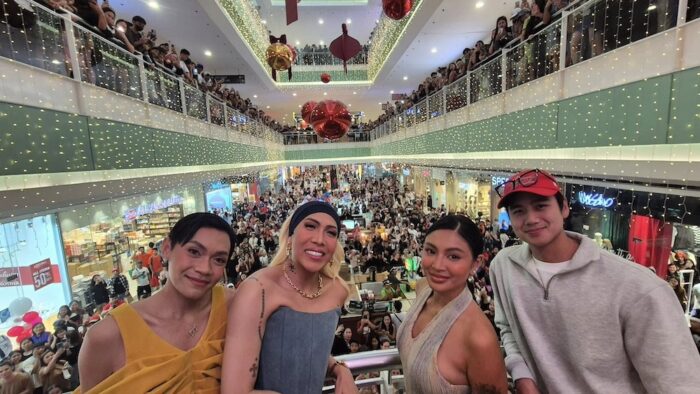 Cast of Call Me Mother Movie during their Mall Tour photo via Vice Ganda Page
