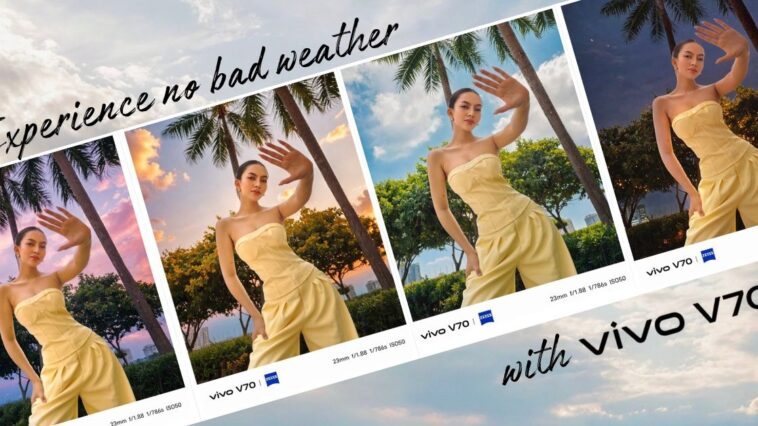 Experience no bad weather with vivo V70