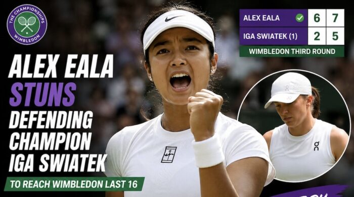 Alex Eala Beats Iga Swiatek to Reach Wimbledon Last 16