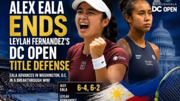 Alex Eala Ends Leylah Fernandez's DC Open Title Defense