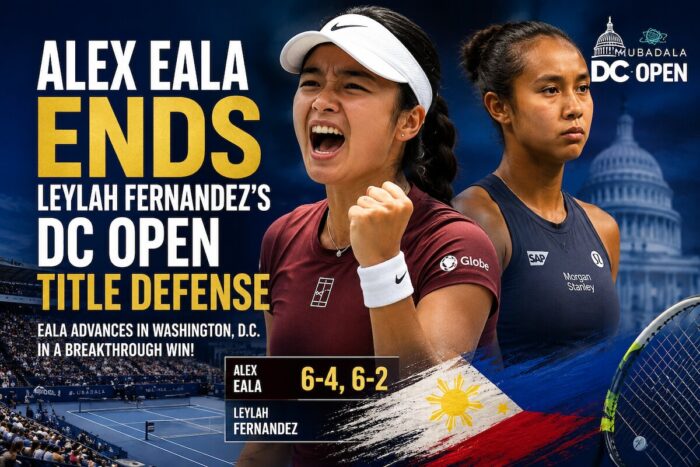 Alex Eala Ends Leylah Fernandez's DC Open Title Defense