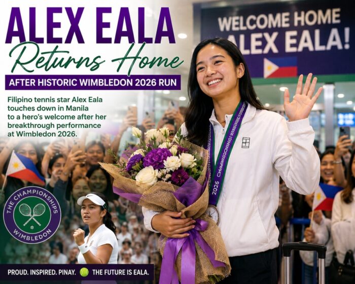 Alex Eala Returns Home After Historic Wimbledon 2026 Run