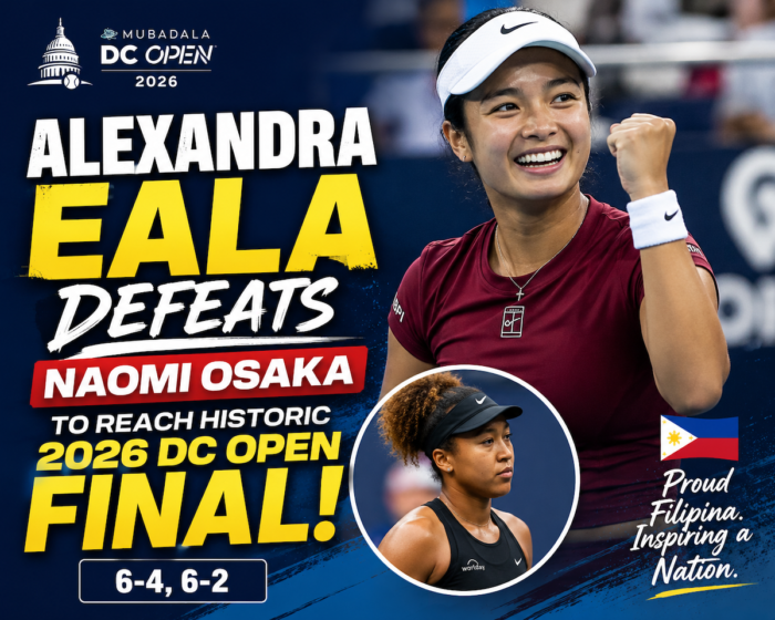 Alexandra Eala Defeats Naomi Osaka to Reach Historic 2026 DC Open Final