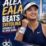 Alex Eala Beats Svitolina, advances to DC Open semis