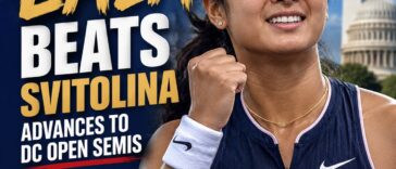 Alex Eala Beats Svitolina, advances to DC Open semis