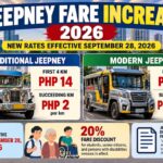 Jeepney Fare Increase 2026