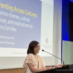Ateneo de Manila University psychologist Dr. Liane Peña Alampay highlighted key findings from the Parenting Across Cultures research project, which tracked 4,500 families across nine countries for fifteen years. PHOTO: OAVP-RCWI