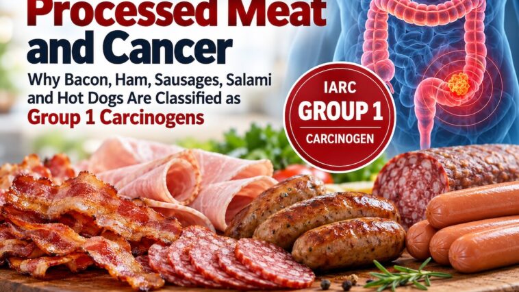 Processed Meat and Cancer: Why Bacon, Ham, Sausages, Salami and Hot Dogs Are Classified as Group 1 Carcinogens